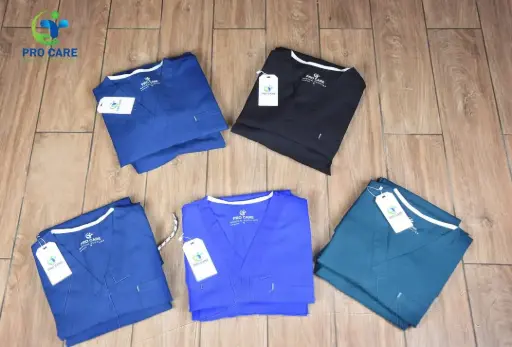 Procare V-Neck Medical Scrub - Cotton Lycra 
